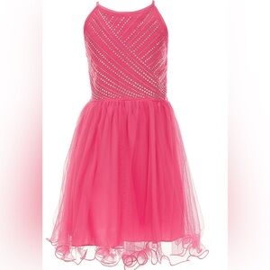 Xtraordinary Girls Sequin Tulle Dress - Size 10 - Barbie Pink